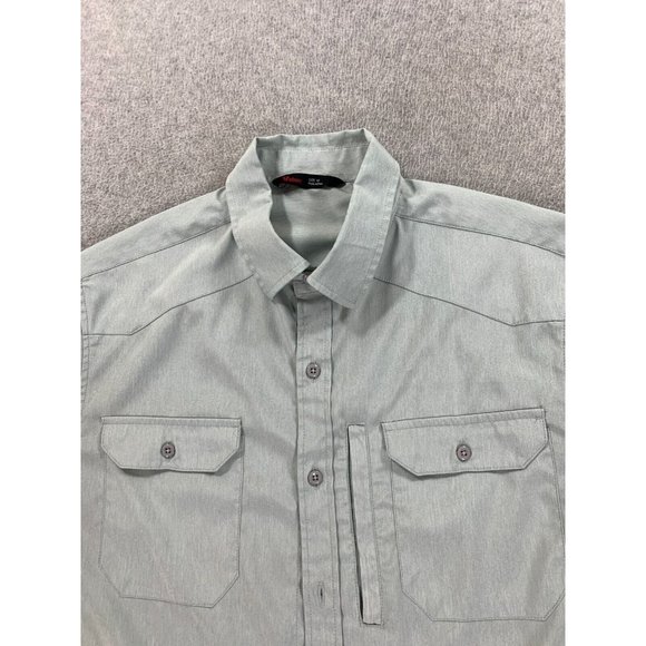 Stoic Mountain and Isles Short Sleeve Button Down‎ Shirt (Men's Medium) - Picture 2 of 12